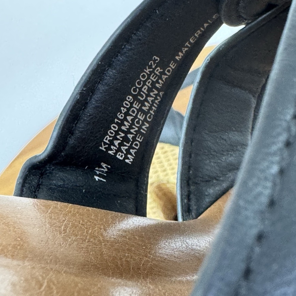 New NWOB Korks Kork-Ease Dee Faux Leather Woven Block Heels Sandals Size 11 M - Picture 8 of 8